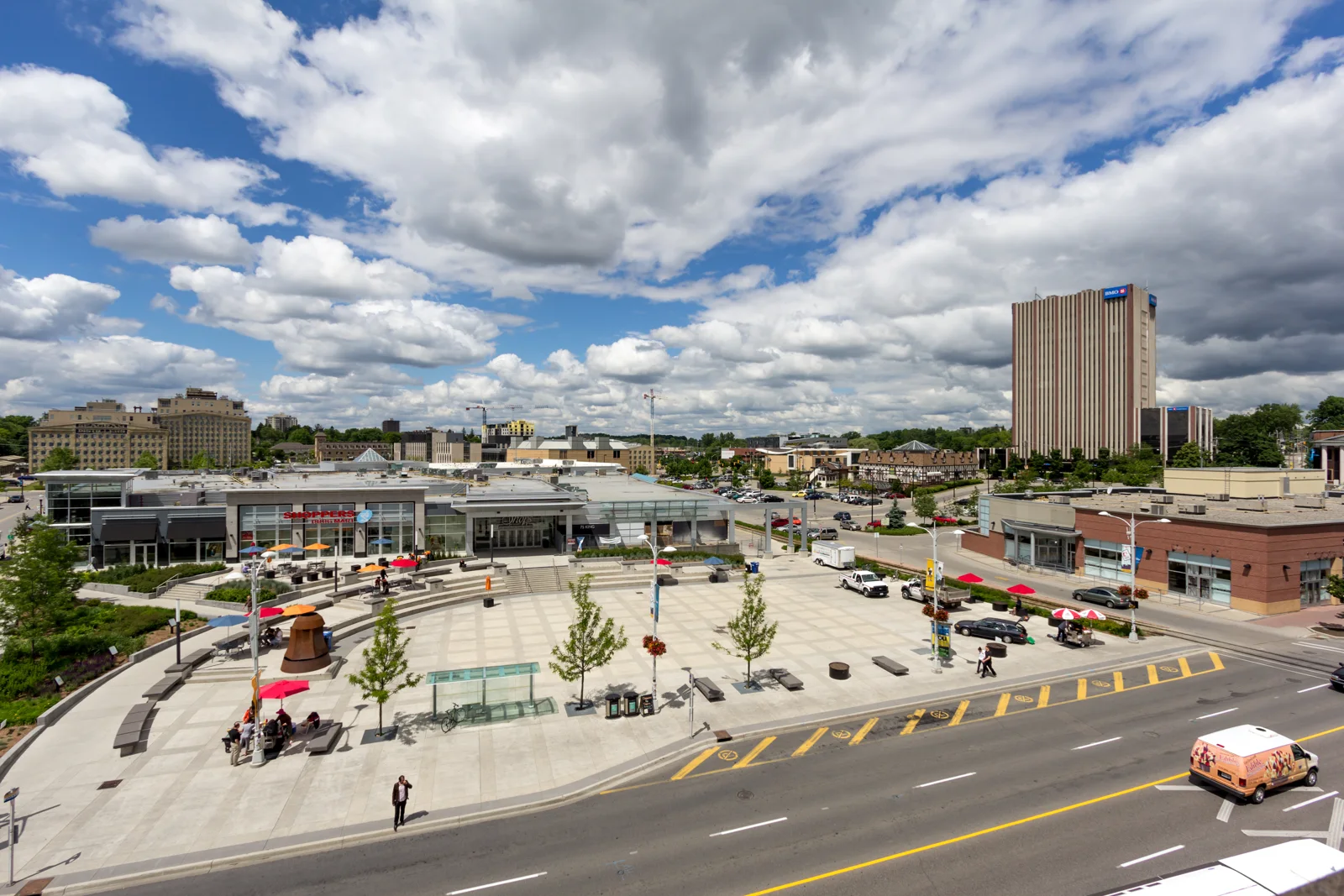 Waterloo Public Square in Uptown Waterloo